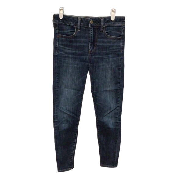 American Eagle Women’s Super Stretch X High Rise Jeggings Size 4 Skinny Fit - Picture 1 of 4